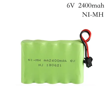 6V 2400mAh Дистанционно управление играчка електрическо осветление осветление съоръжения за сигурност AA батерия RC TOYS Ni-MH батерия група 6 v 2400 mah