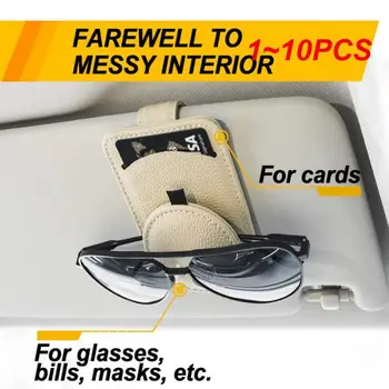 1 ~ 10PCS кола слънце козирка монтиране закопчалка билет очила притежателя съхранение клип многофункционални автомобилни очила клип авто интериор