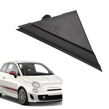 1 бр. Огледало за обратно виждане Триъгълник огледало декоративна плоча черни части за 2012-2019 Fiat 500 1SH16KX7AA дясно