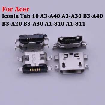 100Pcs порт за зареждане Plug USB зарядно док конектор за Acer Iconia Tab 10 A3-A40 A3-A30 B3-A40 B3-A20 B3-A30 A1-810 A1-811
