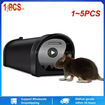1~5PCS Многократна употреба Интелигентен капан за мишки Капан за мишки Улавяне на мишки Убиец на плъхове Ловец на гризачи Контрол на вредителите Капан за мишки Капан за мишки на живо