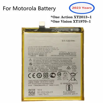 2023 години KR40 телефонна батерия за Motorola Moto One Action XT2013-1 / One Vision XT1970-1 3500mAh Висококачествени батерии Bateria