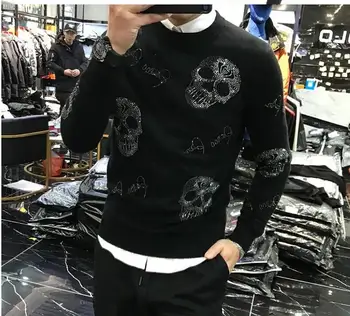2024 Дизайнерски пуловер Rhinestone пуловер Хип-хоп мъжки подаръци марка дропшипинг