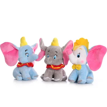 23cm Kawaii анимационен герой синьо сив слон животно играчка кукла деца рожден ден подарък деца подарък сватбена декорация украшение