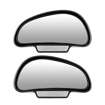 2PCS Сляпо огледало за кола 360 градуса регулируеми широкоъгълни странични задни огледала за паркиране Спомагателно огледало за обратно виждане