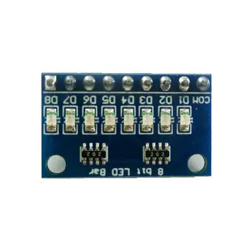 3-24V 8 Bit Blue Common катод LED индикатор Бар DIY комплект за Arduino NANO MCU