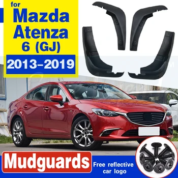 4Pcs Автомобилни калници за Mazda 6 (GJ) Atenza 2013-2019 Калници Предпазители за пръски Калници Калници Fender 2014 2015 2016