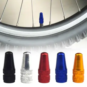 4Pcs алуминиева сплав Road MTB писта състезателни велосипеди тръба гума велосипед гума колело френски клапан капачка Presta клапан капачки за велосипед 4 цвят