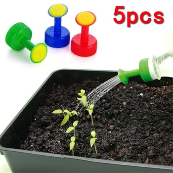 5Pcs Приставка за поливане на растенията за градинарство с бутилки DIY (смесване на цветове)