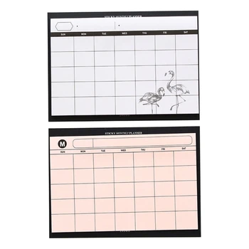 63HD Планировчик Календар Do Notepad Седмичен списък Бележник Бележници Месечна книга Дневен ред Планиране на срещи Управление