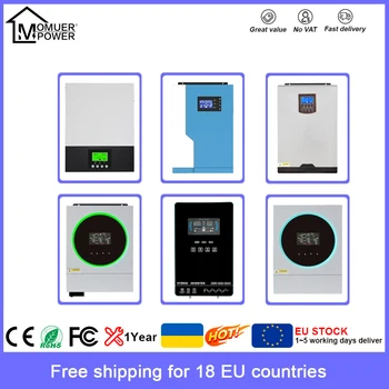 All in One Hybrid Solar Inverter EU Stock 3KW 4KW 4.5KW 5.5KW 5.6KW 6KW Optional MPPT Pure Sine Wave Output Fast Deliver