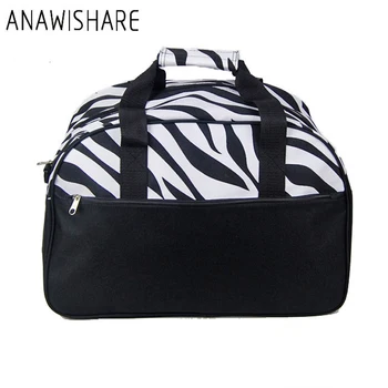 ANAWISHARE Нови жени пътни чанти голям капацитет платно печат мъже багаж пътуване Duffle чанти чанти за пътувания Bhkw7