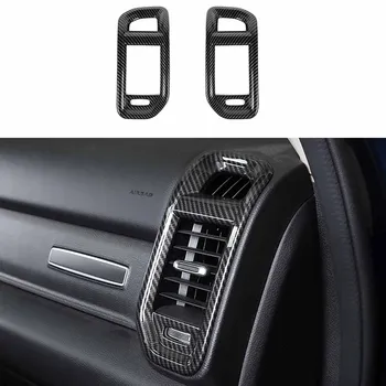 Carbon Fiber Color Климатик Dashboard Vent Декоративен капак панел Fit For Dodge RAM 1500 2018-2020 Интериорни аксесоари