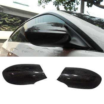 Carbon Fiber Rear View Mirror Cover Add On Caps For BMW серия 3 E92 E93 2008-2011