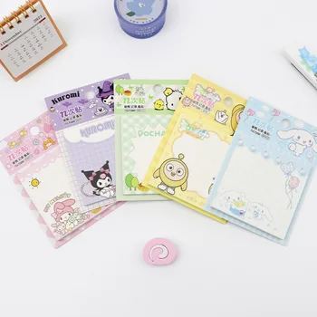 Cartoon Lovely Sanrio Notes N Times Of Pasting Student Work Message Record Memorandum Pastable Stationery Supplies Wholesale
