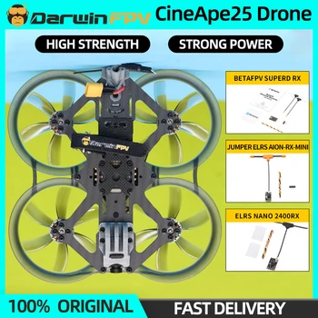 DarwinFPV CineApe25 Аналогов кинематографичен Whoop Drone филмов клас CineApe 25 Caddx Ant камера F411 FC за RC FPV състезателен дрон В наличност