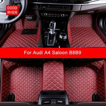 DOODRYER Персонализирани стелки за кола за Audi A4 седан B8 B9 Авто аксесоари крак килим