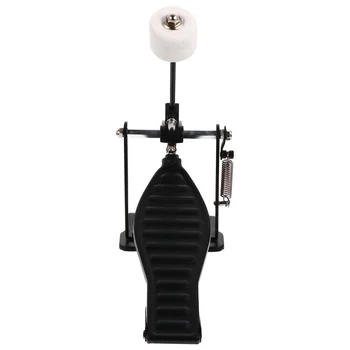 Durable Bass Drum Pedal Single Pedal Drum Practice Instrument Accessories Black Drum Kick Pedal Instrument Supply
