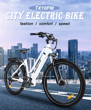 Europe stock 500W мотор 48V15.6AH литиева батерия 27.5 инчова гума, хидравлична спирачка електрически град Състезателен велосипед електрически велосипед
