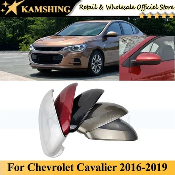 Kamshing Side Rear View Mirror Cover за Chevrolet Cavalier 2016 2017 2018 2019 Огледало за обратно виждане Капак Корпус Капак капачка черупка