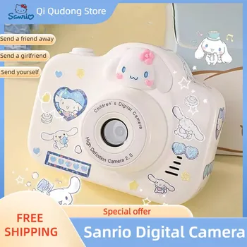 Kawaii Sanrio аниме цифров фотоапарат Cinnamoroll Kuromi Hd камери Pochacco дълъг живот на батерията с карта с памет Подаръци за момичета