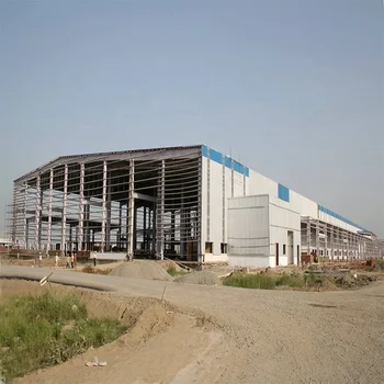 Large Span стомана фабрика сграда дизайн сглобяеми склад стоманена конструкция за продажба
