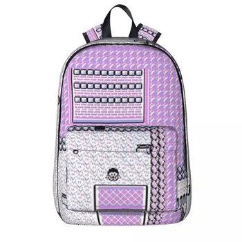 Lavender Town раници голям капацитет студент училище чанта рамо чанта лаптоп раница мода пътуване раница