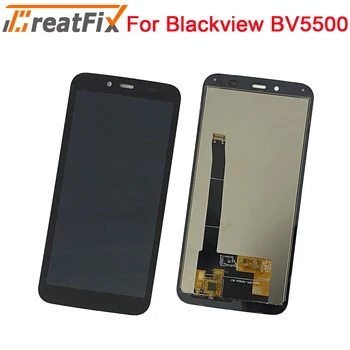 LCD За Blackview BV5500 BV5500 Pro LCD дисплей + сензорен екран 100% тестван екран дигитайзер събрание LCD Blackview BV5500 Plus