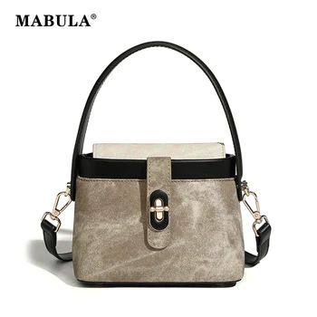 MABULA реколта дизайн горната дръжка чантата за жени малки ретро деним кръст тялото чанта случайни дами прашка рамото телефон чанта