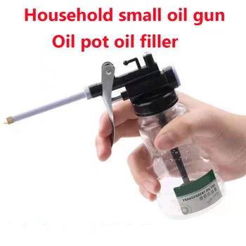 Oiler за гресиране Прозрачно масло може смазване високо налягане помпа Oiler смазочно масло пластмасова машина 250ml грес пистолет