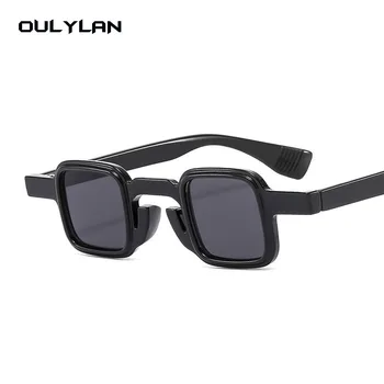 OULYLAN Fashion Trend Нова трансгранична мъжка и дамска малка кутия слънчеви очила плоски огледални очила
