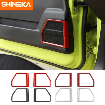 SHINEKA интериорни аксесоари за Suzuki Jimny 2019+ Автомобилна врата аудио звук високоговорител декорация пръстен стикери за Suzuki Jimny 2019+