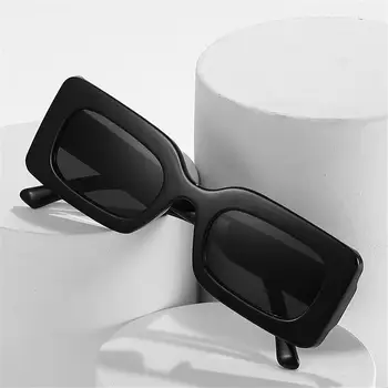 Trend Голяма рамка Дамски очила UV400 Правоъгълник Слънчеви очила Нюанси Мъжки слънчеви очила Дамски слънчеви очила