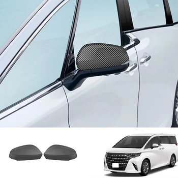 Автомобилни капаци за странични огледала от въглеродни влакна Капачка за капак на страничното крило на огледалото за Toyota Alphard 40 Series 2023+ Аксесоари Части