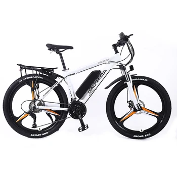 Вземете течове 1000W мотор 90KM електрически планински велосипед 48V 12.8Ah електрически велосипед моторни шейни 26 инчови гуми Ebike електрически велосипед