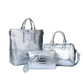 Дамска чанта за рамо множество видове висококачествени хобо раменни портмонета Дамски купувачи Дамска ръчна чанта Sac A Main Femme Luxe 3pcs