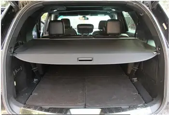 За Ford Explorer 2012-2018 Автомобил Заден багажник товарен капак сигурност щит сянка черен интериор опашка сянка завеса