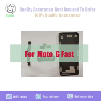 За Moto G Fast XT2045-3 Конектор за захранваща платка Plug Port Dock Дънна платка мобилен телефон Flex кабел с рамка