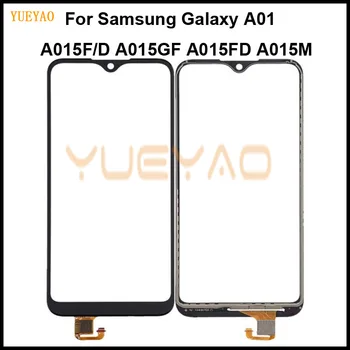 За Samsung Galaxy A01 2019 сензорен екран дигитайзер панел сензор A01 A015 SM-A015F / DS SM-A015G / DS предно външно стъкло