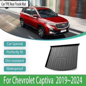 За Шевролет Каптива Baojun 530 CN202S 2019~2024 TPE Стелки за багажник за кола Защитна антимръсна защита Авто интериорни аксесоари