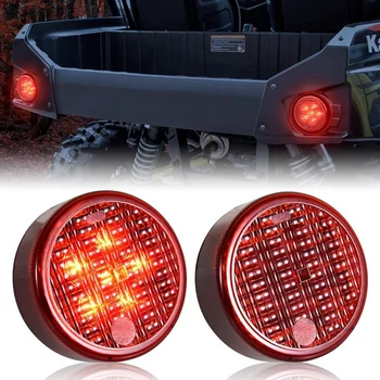 Задни светлини за Teryx, LED червени спирачни стоп задни светлини за Kawasaki Teryx 4 2012-2016 Резервни аксесоари (2 бр.)