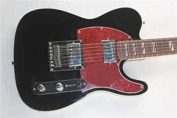 Китайска фабрика за китара по поръчка нова черна TL електрическа китара Rosewood Fingerboard безплатна доставка 12yue