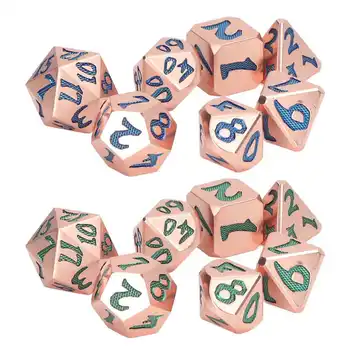 Метални кубчета Ясни числа Многостенни зарове Четливи за настолни игри