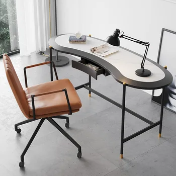 Офис мебели италиански минималистичен бюро модерен луксозен шисти бюро проучване бележник компютър бюро писане бюро