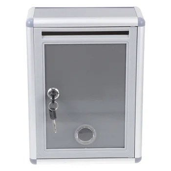 Предложение Кутия случай офис декор контейнер държач за съхранение Заключваща се пощенска кутия Писмо от алуминиева сплав Външна къща Post