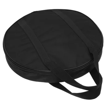 Удебелен държач за съхранение на гонг Преносима защитна чанта за цимбал Черна торбичка за инструменти с дръжка Водоустойчива чанта за носене